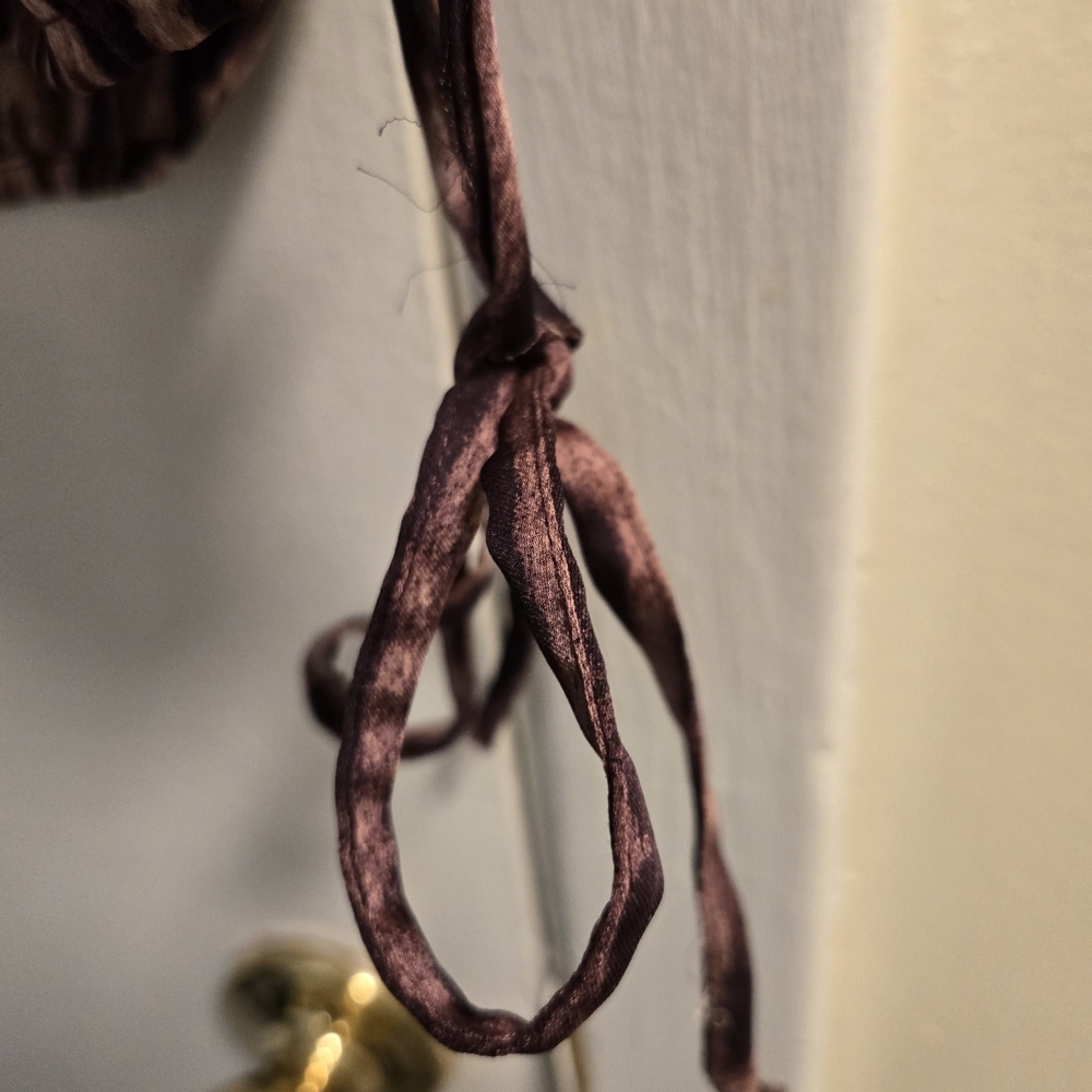 Michael Kors Vintage Grung Animal Print 3/4 Sleeve Blouse  - Size XL - Picture 8 of 13